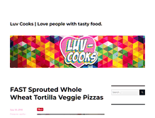 Tablet Screenshot of luv-cooks.com